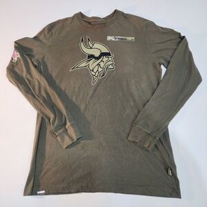 Nike Minnesota Vikings 2021 Salute to Service Olive Green Size Medium